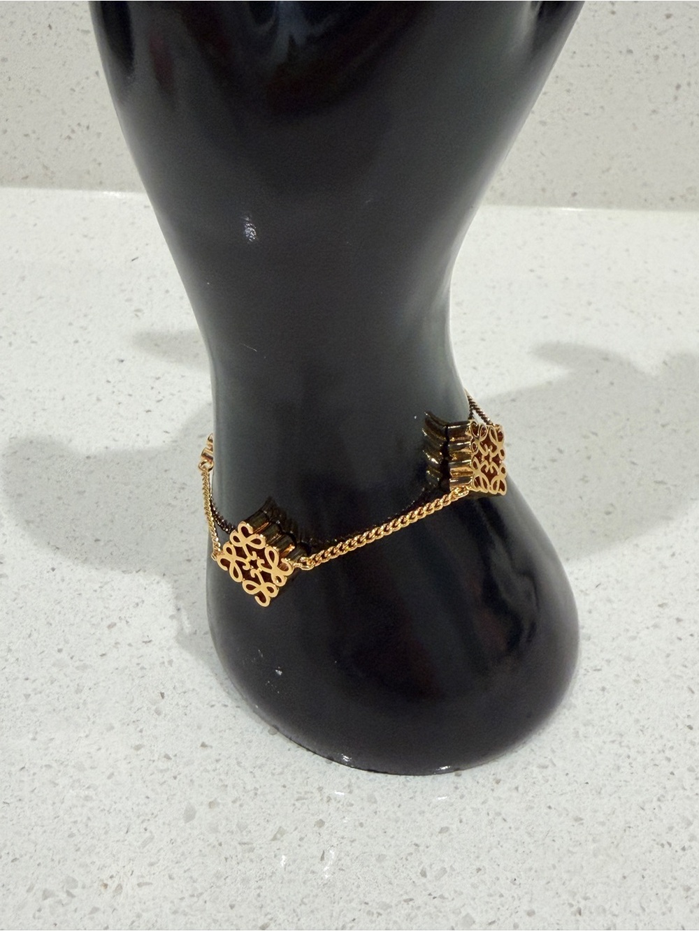 Loewee Gold-Tone Filigree Chain Bracelet